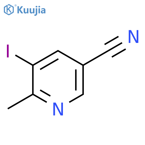 5-Iodo-6-methylnicotinonitrile structure