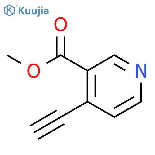 Methyl 4-ethynylpyridine-3-carboxylate structure