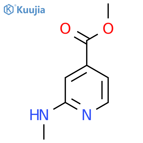 methyl 2-(methylamino)pyridine-4-carboxylate structure