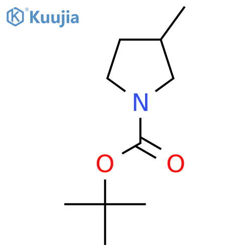 Tert-butyl 3-methylpyrrolidine-1-carboxylate structure