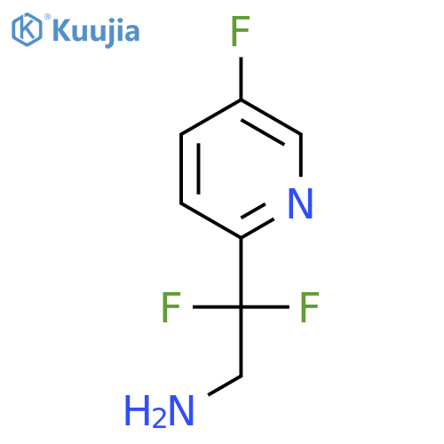 2,2-difluoro-2-(5-fluoropyridin-2-yl)ethan-1-amine structure