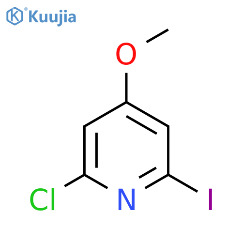 6-Chloro-2-iodo-4-methoxypyridine structure