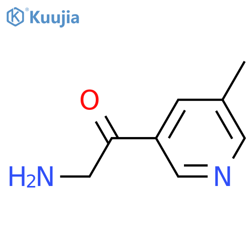 2-Amino-1-(5-methylpyridin-3-yl)ethan-1-one structure