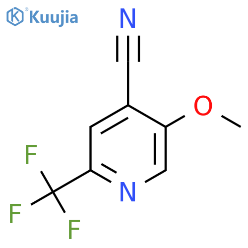 5-Methoxy-2-(trifluoromethyl)isonicotinonitrile structure