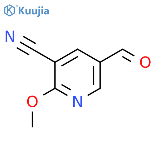 5-Formyl-2-methoxypyridine-3-carbonitrile structure