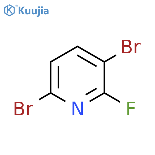 3,6-Dibromo-2-fluoropyridine structure