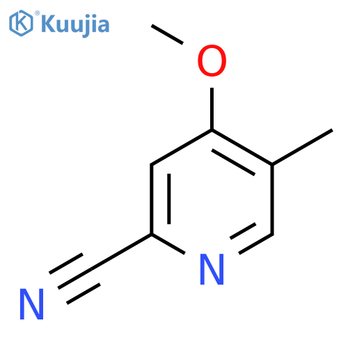 4-Methoxy-5-methylpicolinonitrile structure