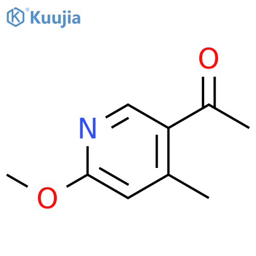 1-(6-methoxy-4-methylpyridin-3-yl)ethan-1-one structure