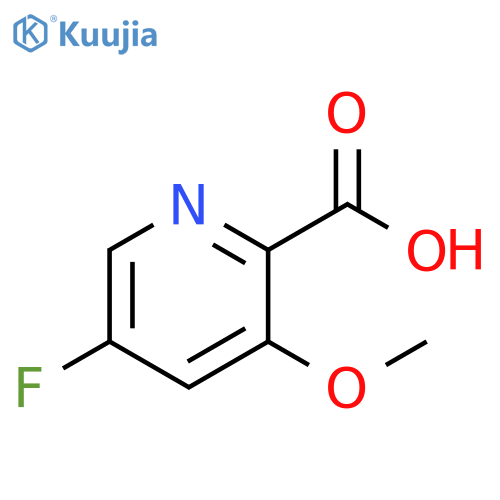 5-fluoro-3-methoxypicolinic acid structure