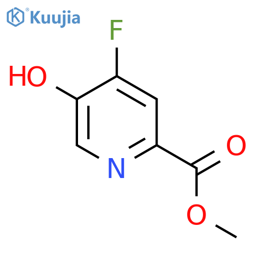 Methyl 4-fluoro-5-hydroxypicolinate structure
