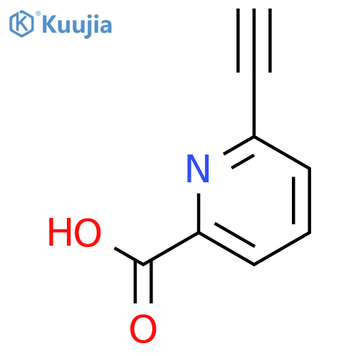 6-ethynylpyridine-2-carboxylic acid structure