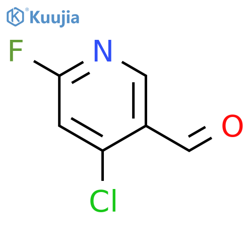 4-Chloro-6-fluoronicotinaldehyde structure