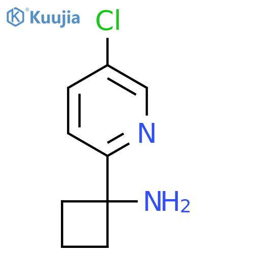 1-(5-chloropyridin-2-yl)cyclobutan-1-amine structure