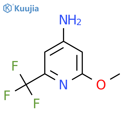 4-Amino-2-methoxy-6-(trifluoromethyl)pyridine structure