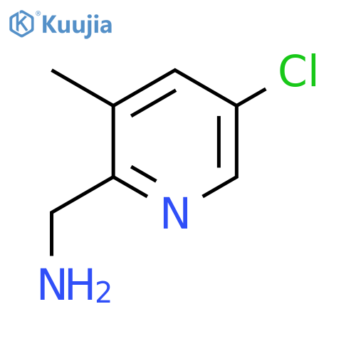 (5-Chloro-3-methylpyridin-2-YL)methanamine structure