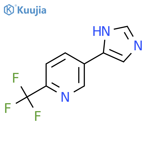 5-(1H-imidazol-4-yl)-2-(trifluoromethyl)pyridine structure