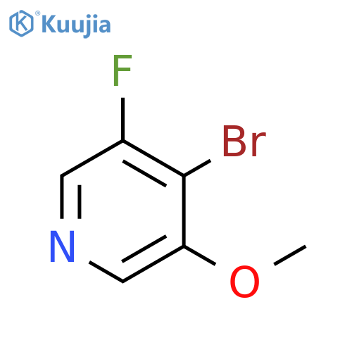 4-bromo-3-fluoro-5-methoxypyridine structure