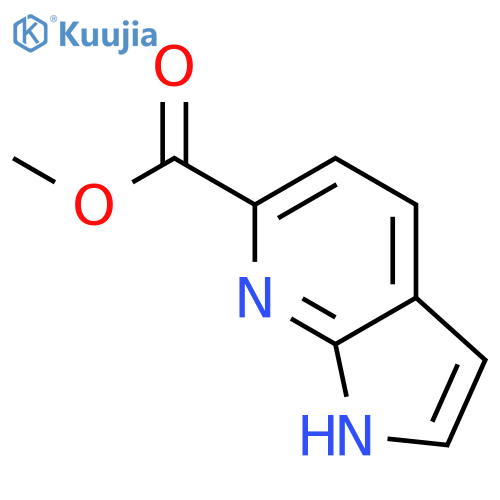 Methyl 1H-pyrrolo[2,3-b]pyridine-6-carboxylate structure