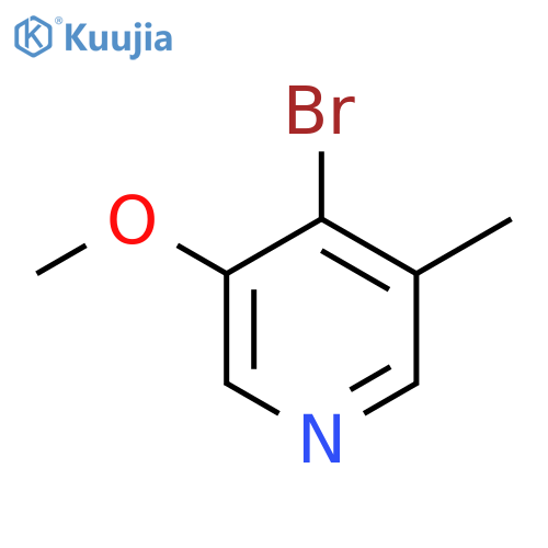 4-Bromo-3-methoxy-5-methylpyridine structure
