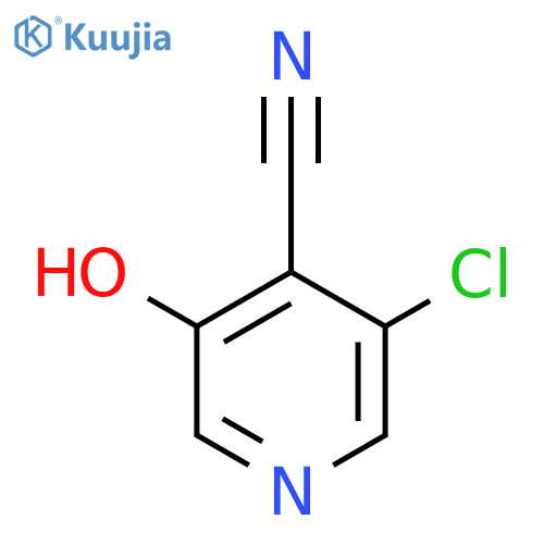 3-Chloro-5-hydroxyisonicotinonitrile structure