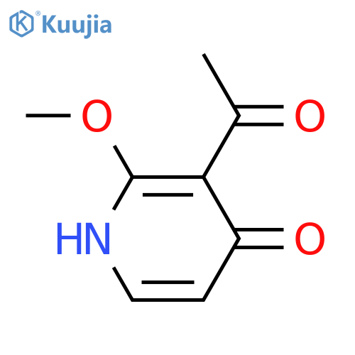 1-(4-Hydroxy-2-methoxypyridin-3-YL)ethan-1-one structure