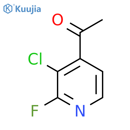 1-(3-Chloro-2-fluoropyridin-4-YL)ethan-1-one structure