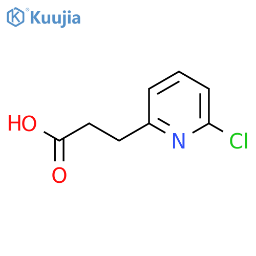 3-(6-Chloropyridin-2-yl)propanoic acid structure