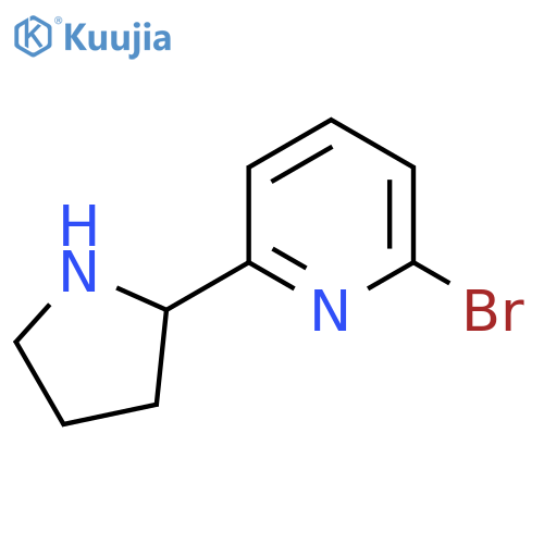 2-Bromo-6-(pyrrolidin-2-YL)pyridine structure