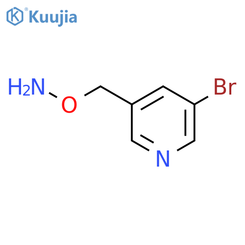 O-(5-bromopyridin-3-yl)methylhydroxylamine structure