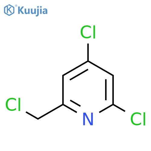 2,4-Dichloro-6-(chloromethyl)pyridine structure