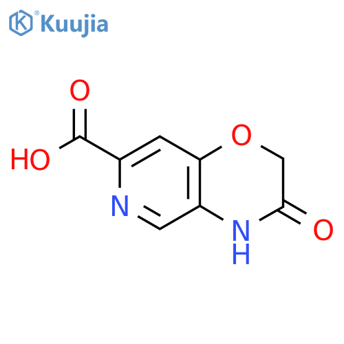 3-oxo-2H,3H,4H-pyrido4,3-b1,4oxazine-7-carboxylic acid structure
