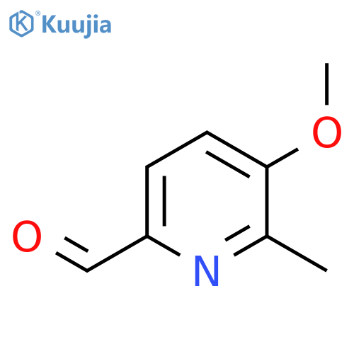5-Methoxy-6-methylpicolinaldehyde structure