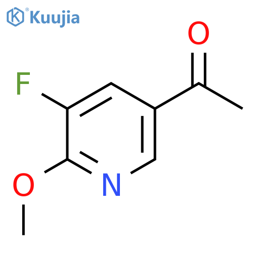1-(5-Fluoro-6-methoxypyridin-3-YL)ethanone structure