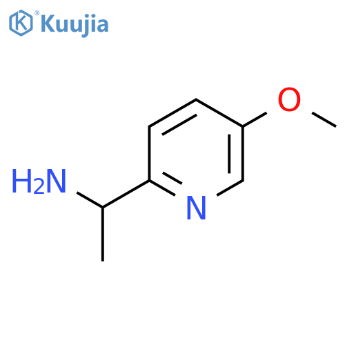 1-(5-Methoxypyridin-2-yl)ethan-1-amine structure