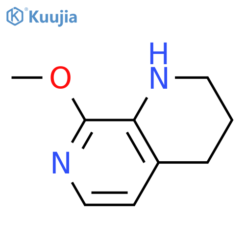 8-Methoxy-1,2,3,4-tetrahydro-1,7-naphthyridine structure