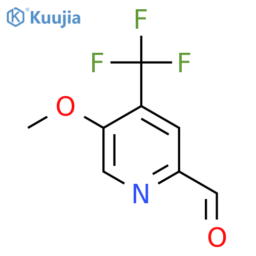 5-Methoxy-4-(trifluoromethyl)picolinaldehyde structure