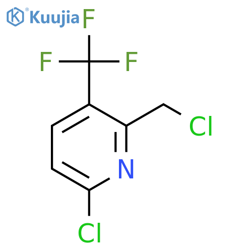 6-Chloro-2-(chloromethyl)-3-(trifluoromethyl)pyridine structure