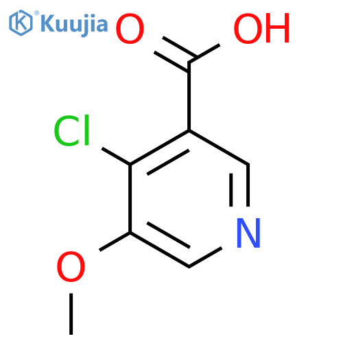 4-Chloro-5-methoxynicotinic acid structure