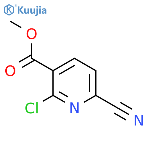 methyl 2-chloro-6-cyanopyridine-3-carboxylate structure