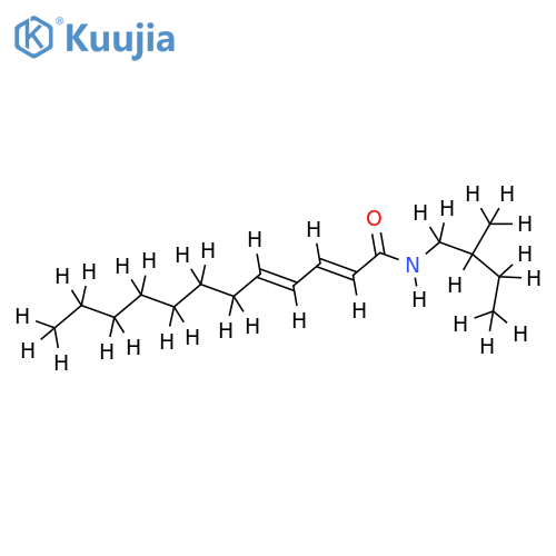 dodeca-2E,4E-dienoic acid 2-methylbutylamide structure