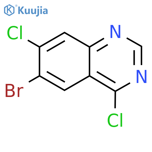 6-BROMO-4,7-DICHLOROQUINAZOLINE structure