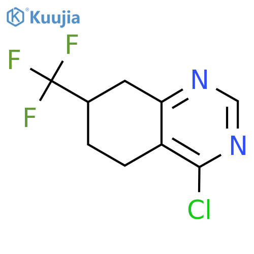4-CHLORO-7-(TRIFLUOROMETHYL)-5,6,7,8-TETRAHYDROQUINAZOLINE structure