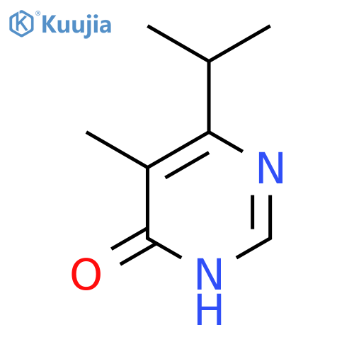 5-methyl-6-(propan-2-yl)pyrimidin-4-ol structure