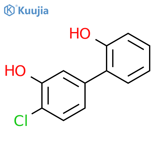 2-chloro-5-(2-hydroxyphenyl)phenol structure