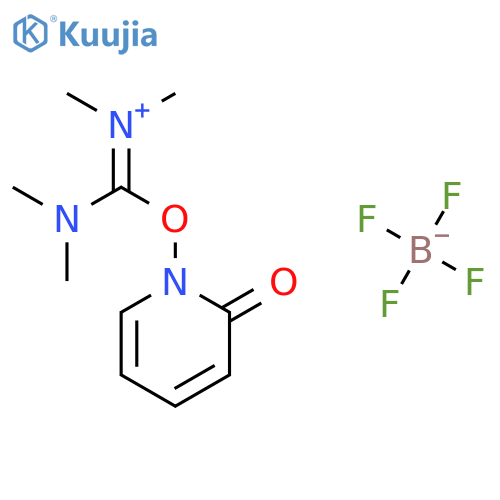 TPTU O-(1,2-dihydro-2-oxo-pyridyl)-1,1,3,3-tetramethyluronium Tetrafluoroborate structure