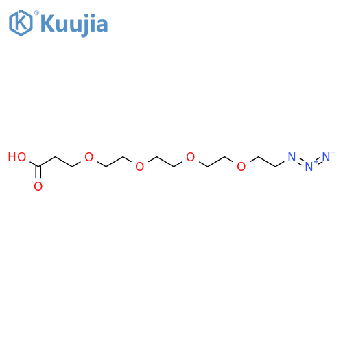 Azido-PEG4-C2-acid structure