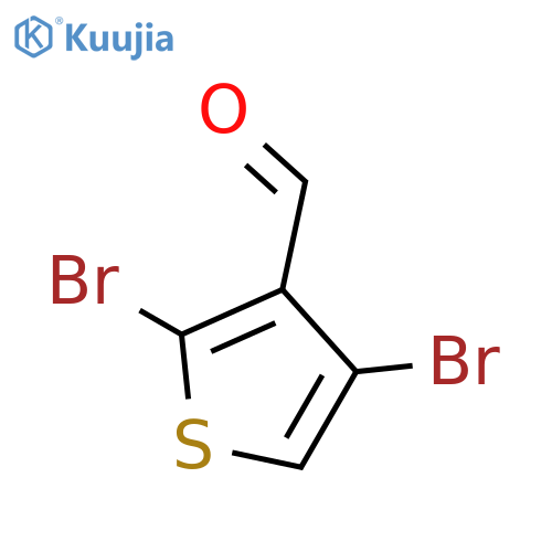 2,4-Dibromothiophene-3-carbaldehyde structure