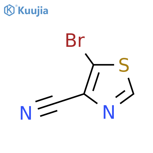 5-Bromothiazole-4-carbonitrile structure