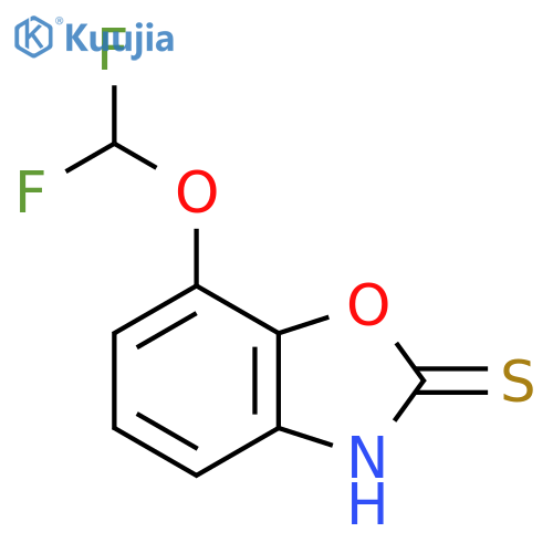 7-(Difluoromethoxy)-2-mercaptobenzo[d]oxazole structure