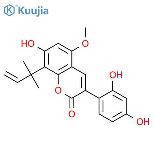 Licoarylcoumarin structure